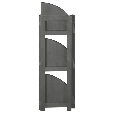 Regency Regency Flip Flop 34 in. High Corner Folding Bookcase- Grey FFC3412GY